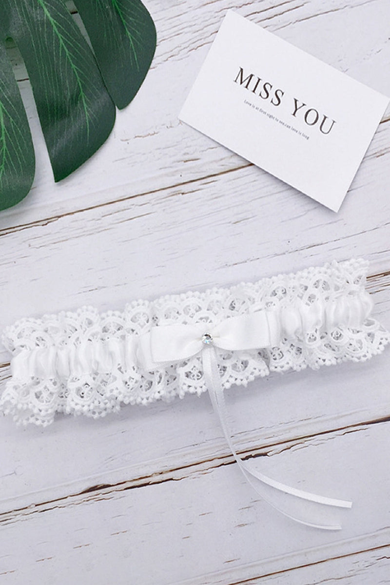 Carica l&#39;immagine nel visualizzatore di Gallery, Royal Blue Lace Beaded Wedding Garter