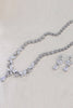 Carica l&#39;immagine nel visualizzatore di Gallery, Royal Blue Butterfly Crystal Drop Orecchini Collana Set di gioielli