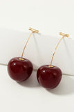 Orecchini Golden Red Cherry