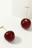 Orecchini Golden Red Cherry