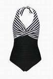 Stripes Halter Costume intero