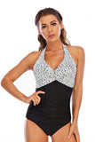 Stampa Halter costume intero