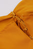 Carica l&#39;immagine nel visualizzatore di Gallery, Abito vintage swing giallo con spalline sottili