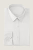Carica l&#39;immagine nel visualizzatore di Gallery, Camicia bianca a maniche lunghe solide da uomo