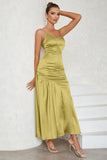 Spaghetti Straps Abito Formale Giallo Chiaro