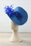 Cappello da donna blu stile anni '20