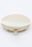 Champagne Perle perle Party Clutch