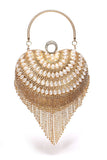 Champagne Perle perle Party Clutch