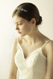 Fascia da sposa con ramo di strass lucido