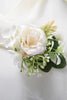 Carica l&#39;immagine nel visualizzatore di Gallery, Bianco Rosa Artificiale Wedding Wrist Corsage