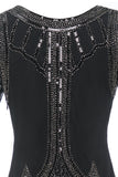 Lussuoso abito con perline di paillettes Fringe 1920s