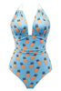 Carica l&#39;immagine nel visualizzatore di Gallery, Costume da bagno One Piece Navy Halter