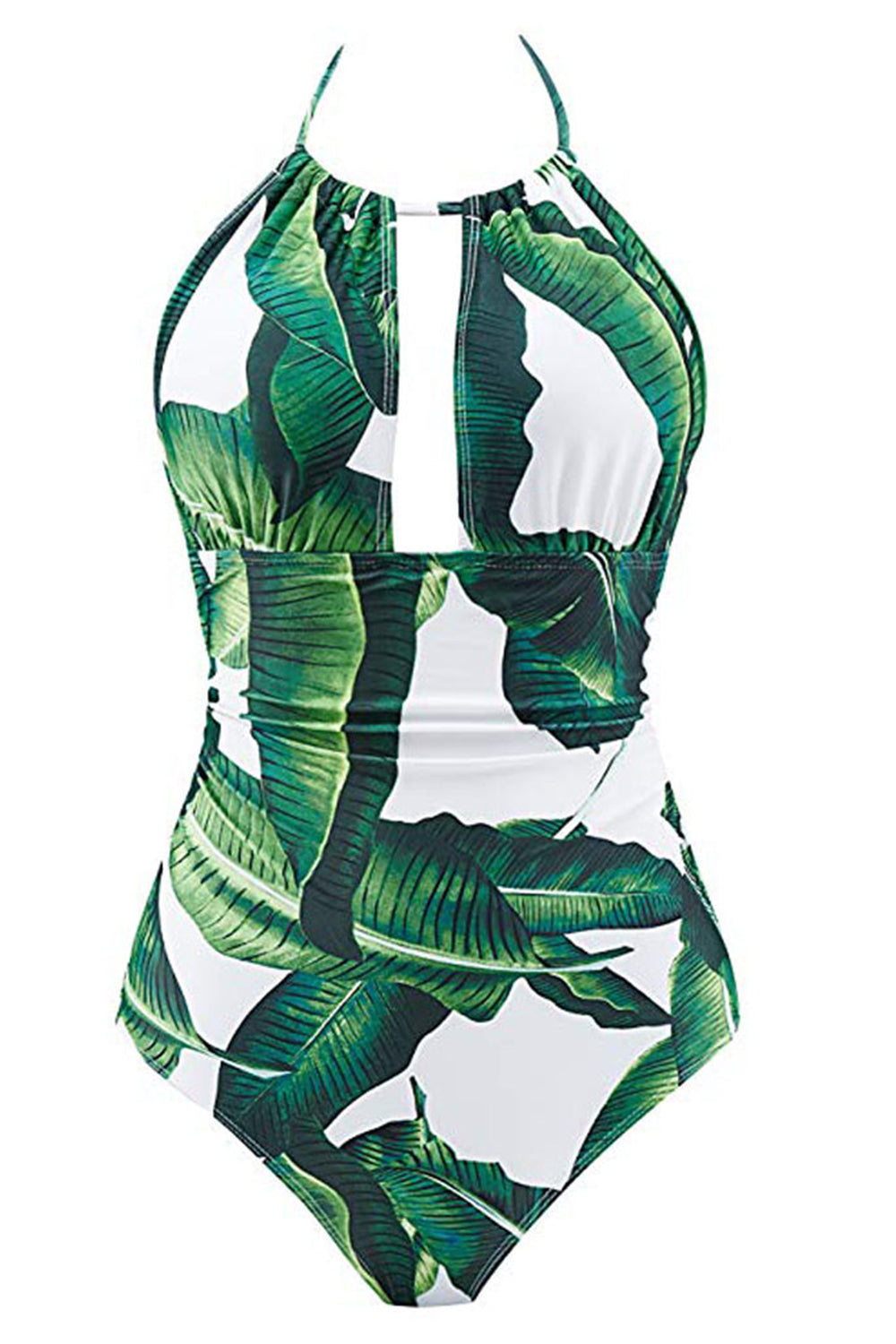 Flower Costume intero Halter Costumi da bagno
