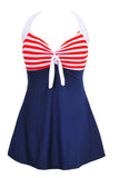 Costumi da bagno Navy e Red Stripe