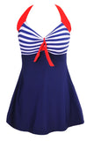 Costumi da bagno Navy e Red Stripe