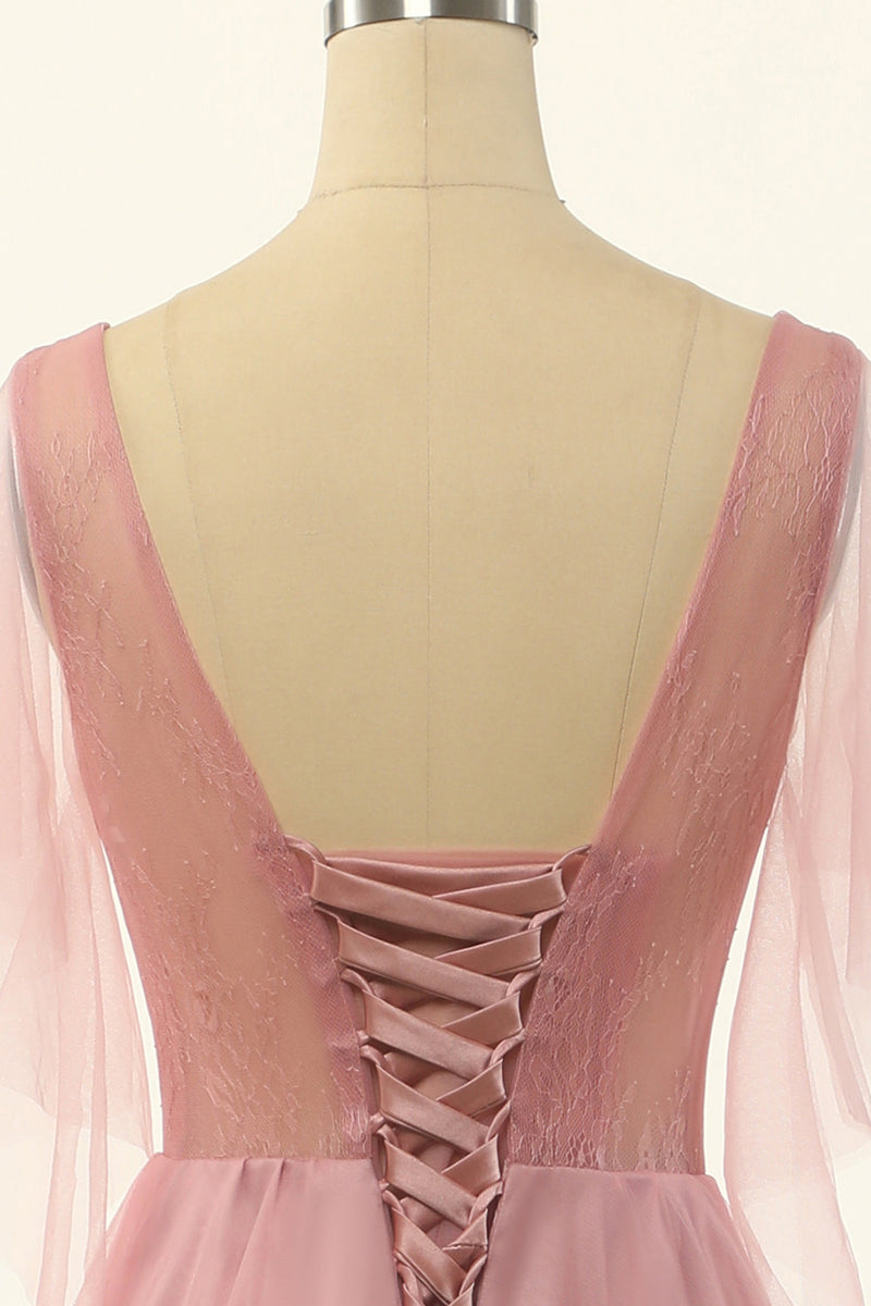 Carica l&#39;immagine nel visualizzatore di Gallery, Blush Beading Tulle A-line Abito Prom