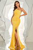 Carica l&#39;immagine nel visualizzatore di Gallery, Una spalla paillettes Sirena Long Prom Dress