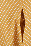 Stripes Maniche Corte 50s Swing Dress