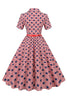 Carica l&#39;immagine nel visualizzatore di Gallery, American Flag Stars Stampa Vintage Dress