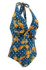 Carica l&#39;immagine nel visualizzatore di Gallery, Black Lemon Costume intero Costumi da bagno