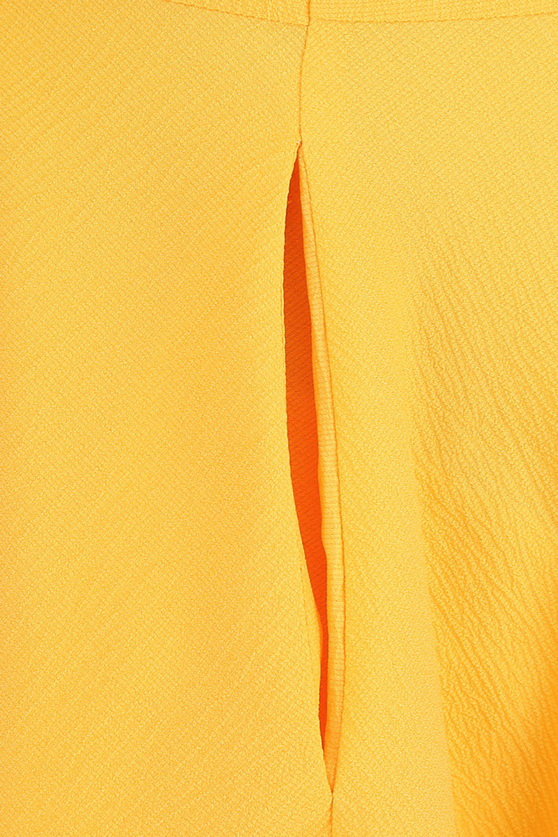 Carica l&#39;immagine nel visualizzatore di Gallery, Abito giallo in stile retrò del 1950 con buco della serratura