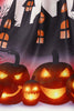 Carica l&#39;immagine nel visualizzatore di Gallery, Vintage Girocollo Pannello Pannello Stampa Halloween Abito