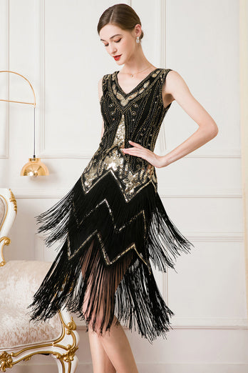 Fringes Sequin 1920s Abito