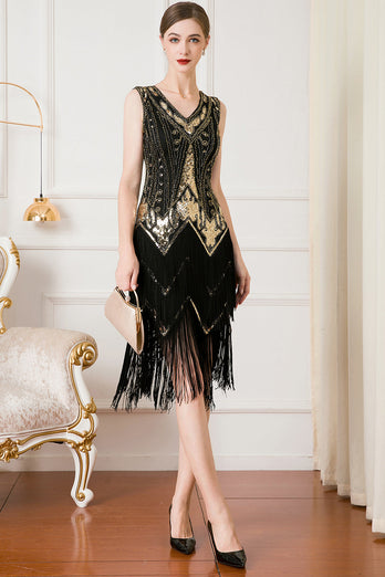 Fringes Sequin 1920s Abito