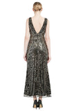 Paillettes scollo a V Midi 1920s Flapper Dress