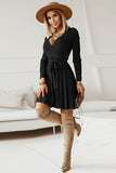 Maglione a maniche lunghe Casual Dress con volant