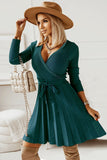 Maglione a maniche lunghe Casual Dress con volant