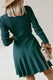 Maglione a maniche lunghe Casual Dress con volant