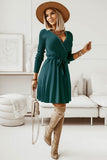 Maglione a maniche lunghe Casual Dress con volant