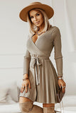 Maglione a maniche lunghe Casual Dress con volant