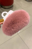Fermaglio per capelli in peluche rosa