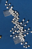 Perle di strass fatte a mano Accessori per capelli da sposa