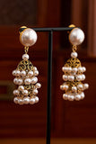 Orecchini vintage Golden Pearl Stile Corte Francese