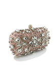 Pochette per feste nere con strass scintillante