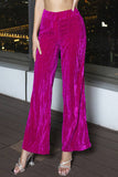Fucsia Donna Suit Pantaloni