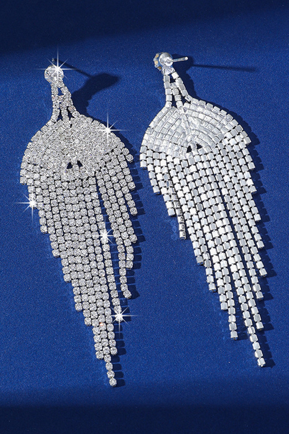 ORECCHINI CON STRASS E BRILLANTINI - Oro / Argento | Italia / Italy ORECCHINI CON STRASS E BRILLANTINI - Oro / Argento | Italia / Italy