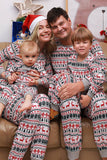Pigiama coordinato per famiglie di Natale Pigiama con motivo grigio