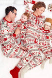 Red Deer Pattern Natale Famiglia Abbinato Pigiama Set
