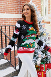 Maglione colorato per albero di Natale con design 3D