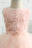 Carica l&#39;immagine nel visualizzatore di Gallery, Rosa chiaro Senza maniche Fiore Girl Dress