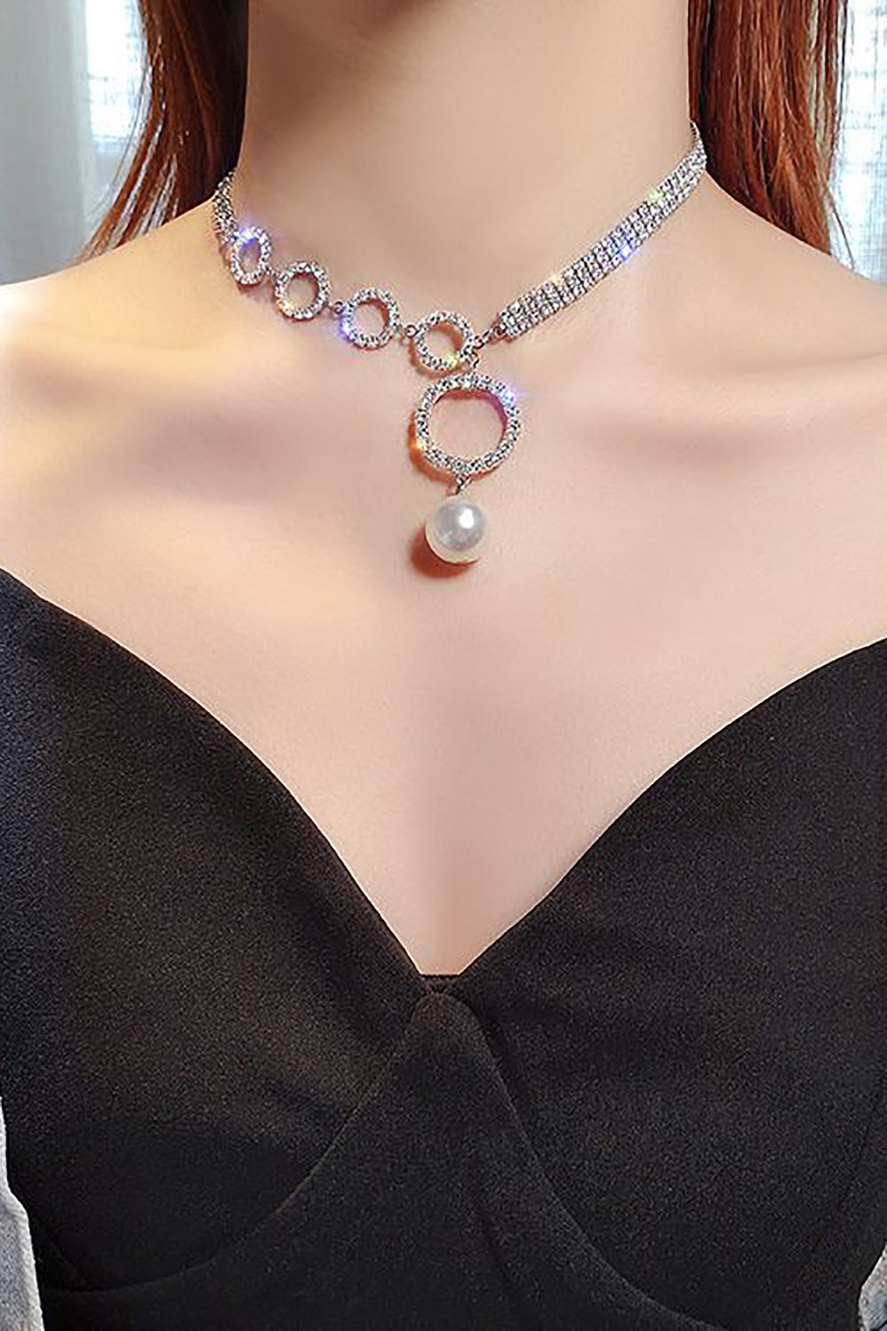 Acquista Collana Da Donna Wave Logan Con Clavicola, Collana Girocollo - Foto 10