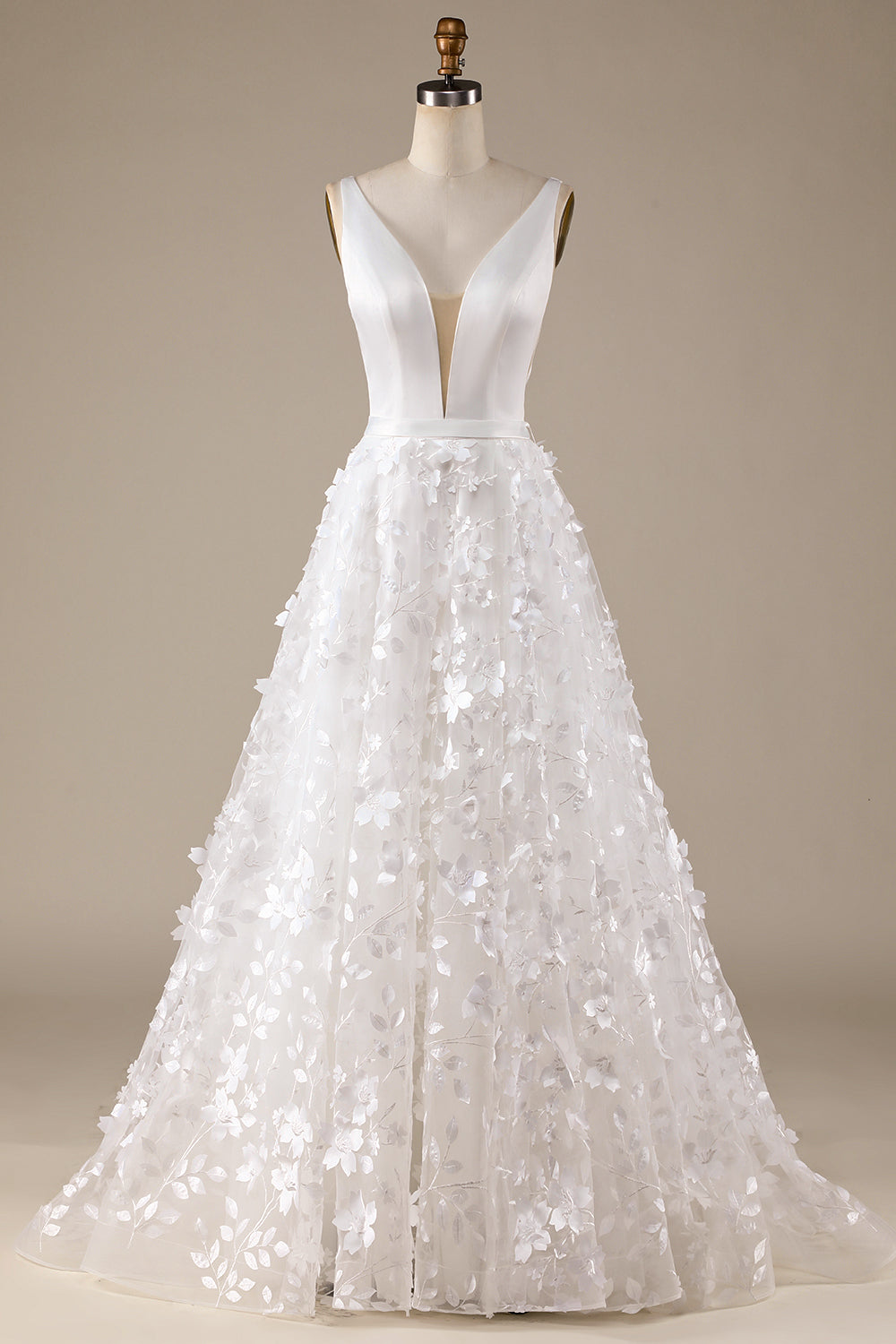 Abiti da sposa hot sale con fiori 3d