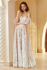 Carica l&#39;immagine nel visualizzatore di Gallery, Splendida linea fuori dalla spalla Abito da sposa in pizzo bianco