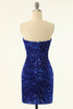 Carica l&#39;immagine nel visualizzatore di Gallery, Paillettes nere Bodycon Abito da cocktail