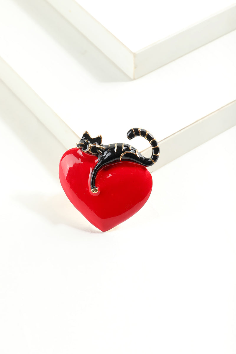 Carica l&#39;immagine nel visualizzatore di Gallery, Spilla gatto d&#39;amore