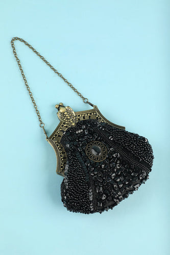 Borsa da sera vintage nera